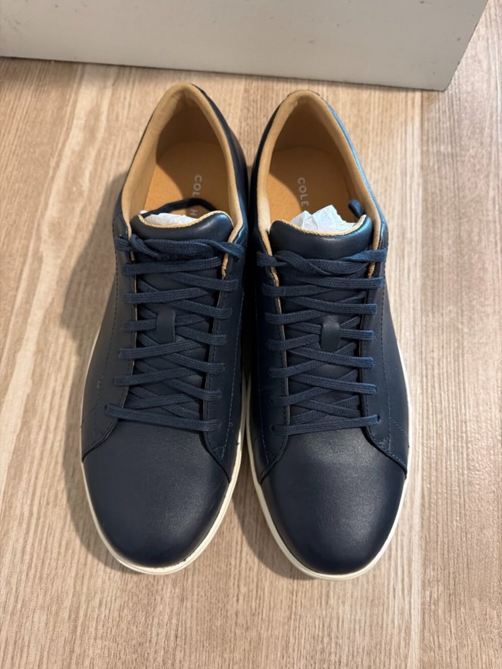 Cole Haan Navy Leather Sneakers Size 10